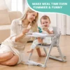 Portable Folding High Chair – Baby Booster Seat for Dining (6M–3Y)