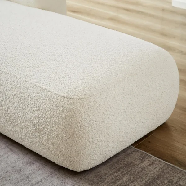 Indoor Chaise Lounge Chair – Upholstered Sofa for Living Room or Bedroom