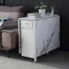 Foldable Dining Table with Storage & Drawers – Extendable & Movable Design