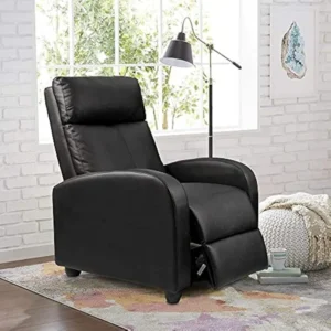 Single PU Recliner Chair – Padded Sofa Seat for Living Room