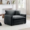 Modular Cloud Sofa Chair – Comfy Corduroy Seat with Pillow for Living Room