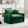 Modular Cloud Sofa Chair – Comfy Corduroy Seat with Pillow for Living Room