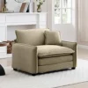 Modular Cloud Sofa Chair – Comfy Corduroy Seat with Pillow for Living Room