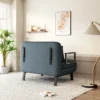 Tri-Fold Convertible Chair Bed – Lounge Sofa with Pillow & Steel Frame