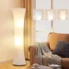 LED Column Floor Lamp – 3 Light Modes for Living Room & Bedroom