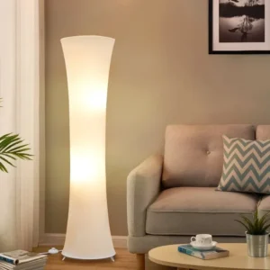 LED Column Floor Lamp – 3 Light Modes for Living Room & Bedroom